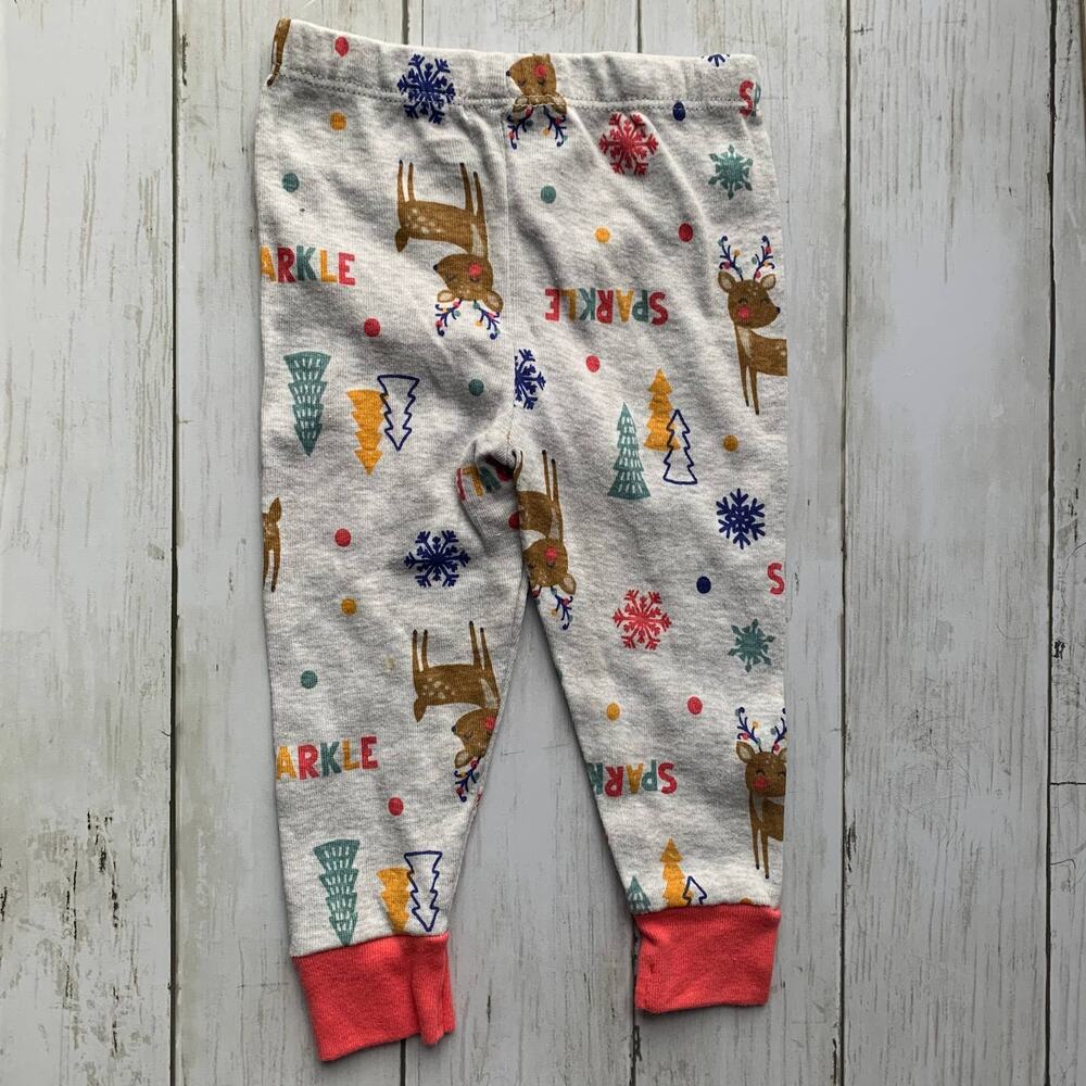 5/$25 NEW Koala Baby Holiday Reindeer Pants‎ in Gray